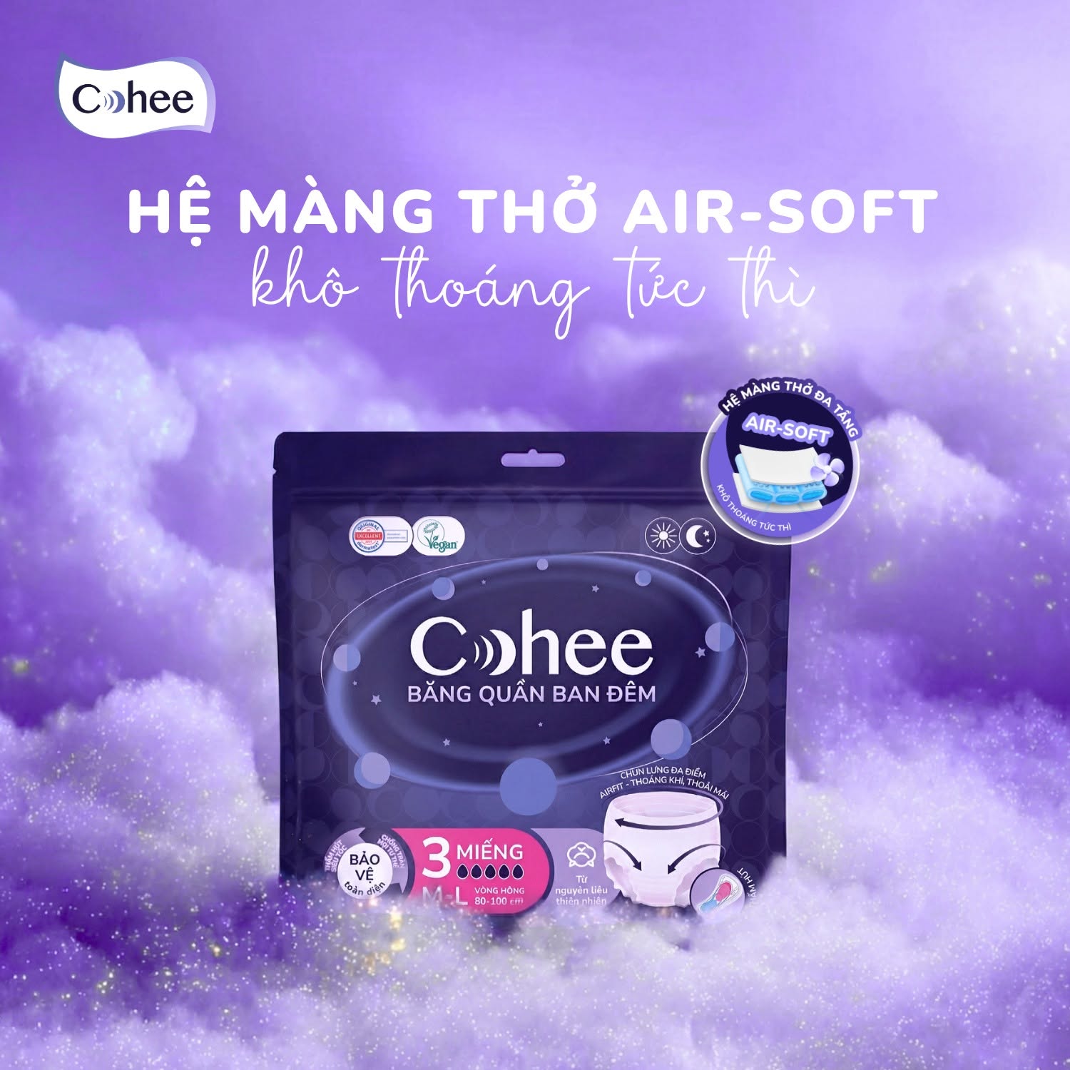 BVS quần ban đêm - Cohee - Thế hệ mới, chuẩn mực mới